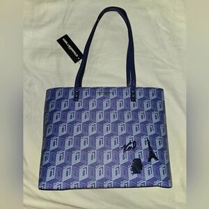 Karl Lagerfeld Purple Tote Bag with Sophisticated Design